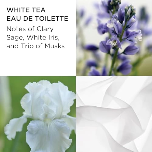 White Tea Eau de Toilette - 100ml + White Tea Pure Indulgence Body Cream - 400ml