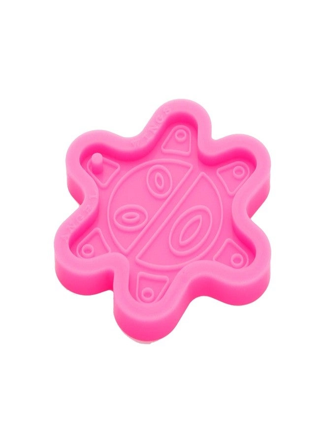 Sun Shape Keychain Mold - Silicone Resin