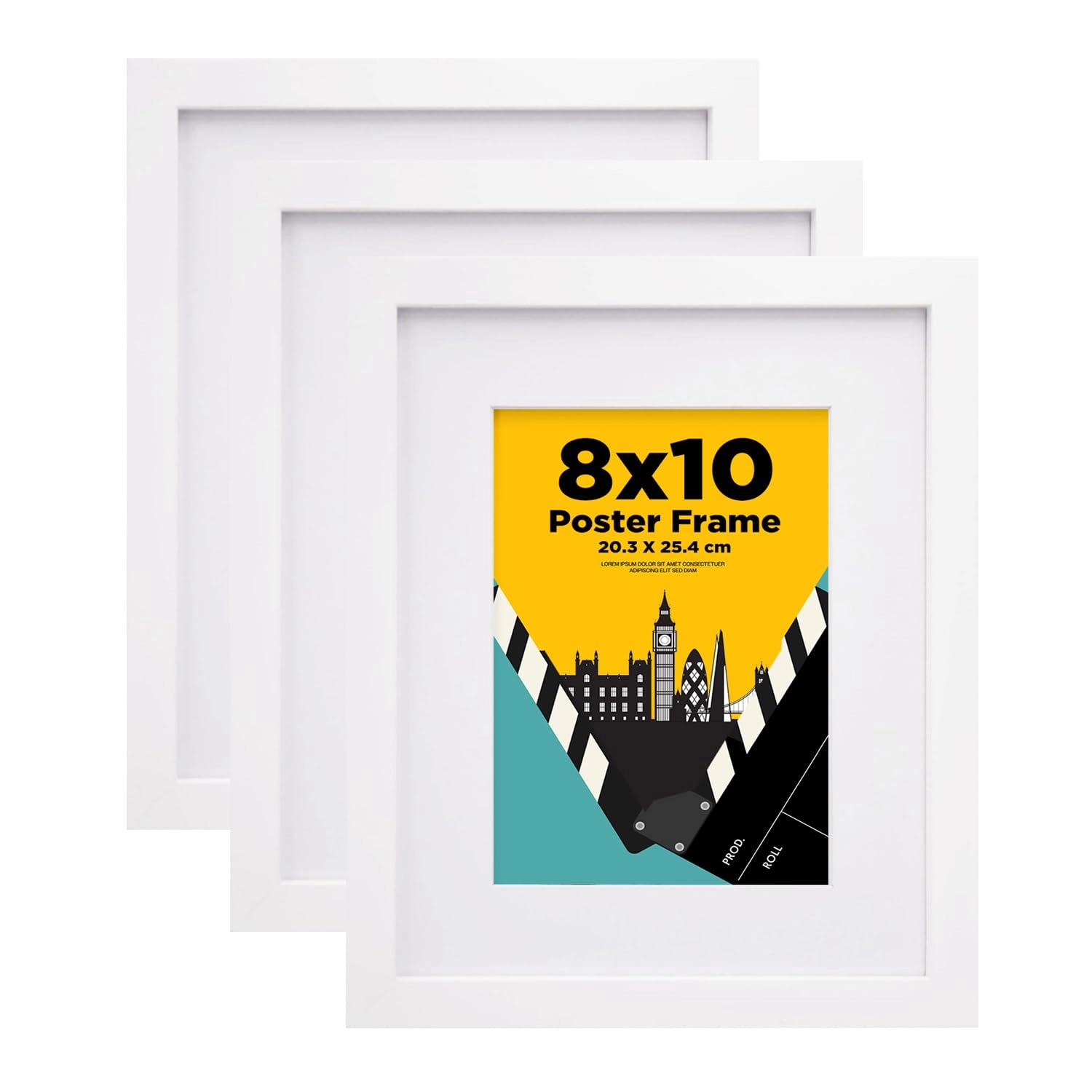 Picture Frame - 10x8 3 Pack