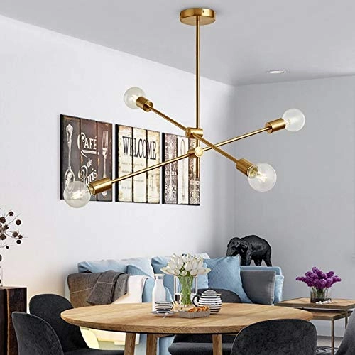 Brass Golden Chandelier