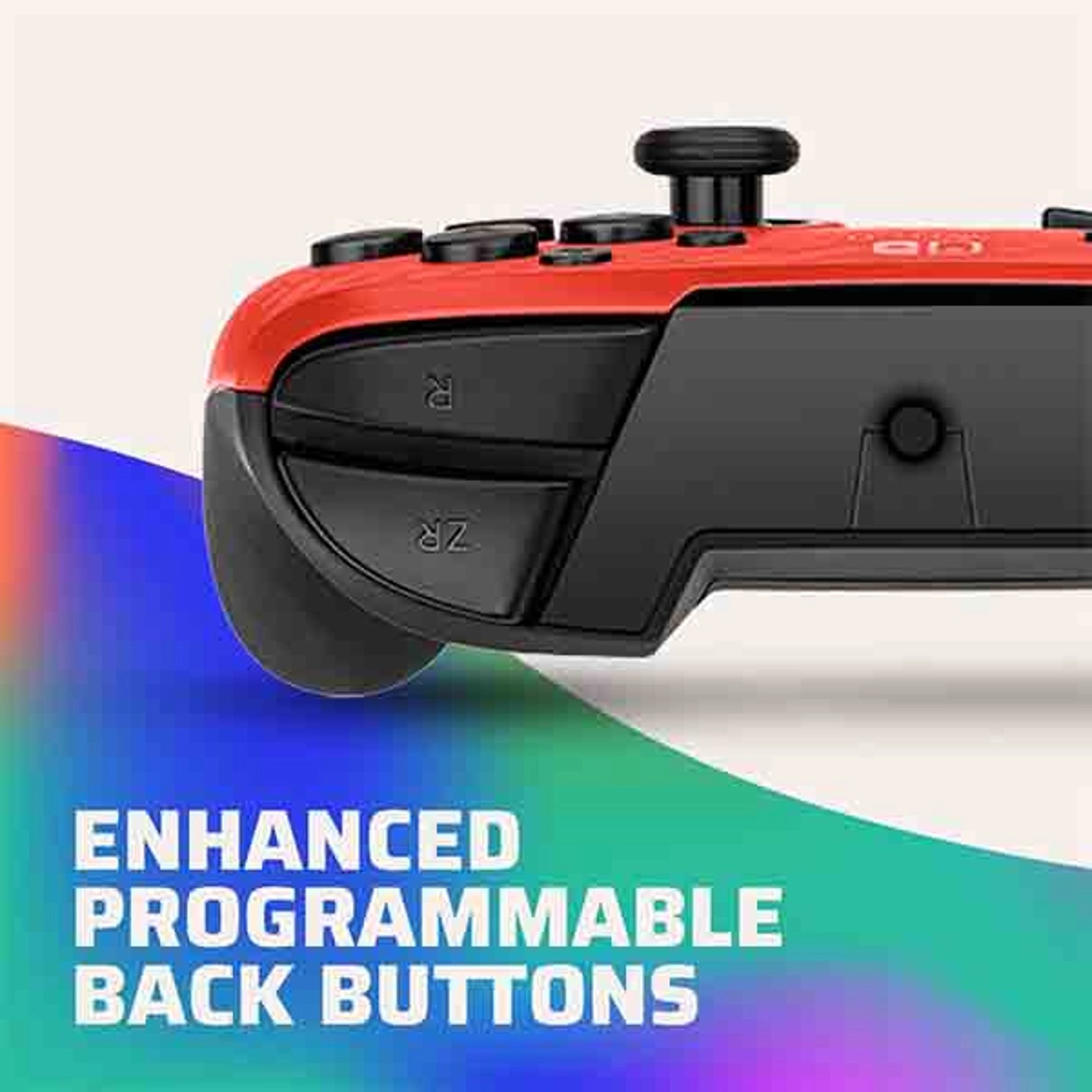 Nintendo Switch Faceoff Controller Camo Red