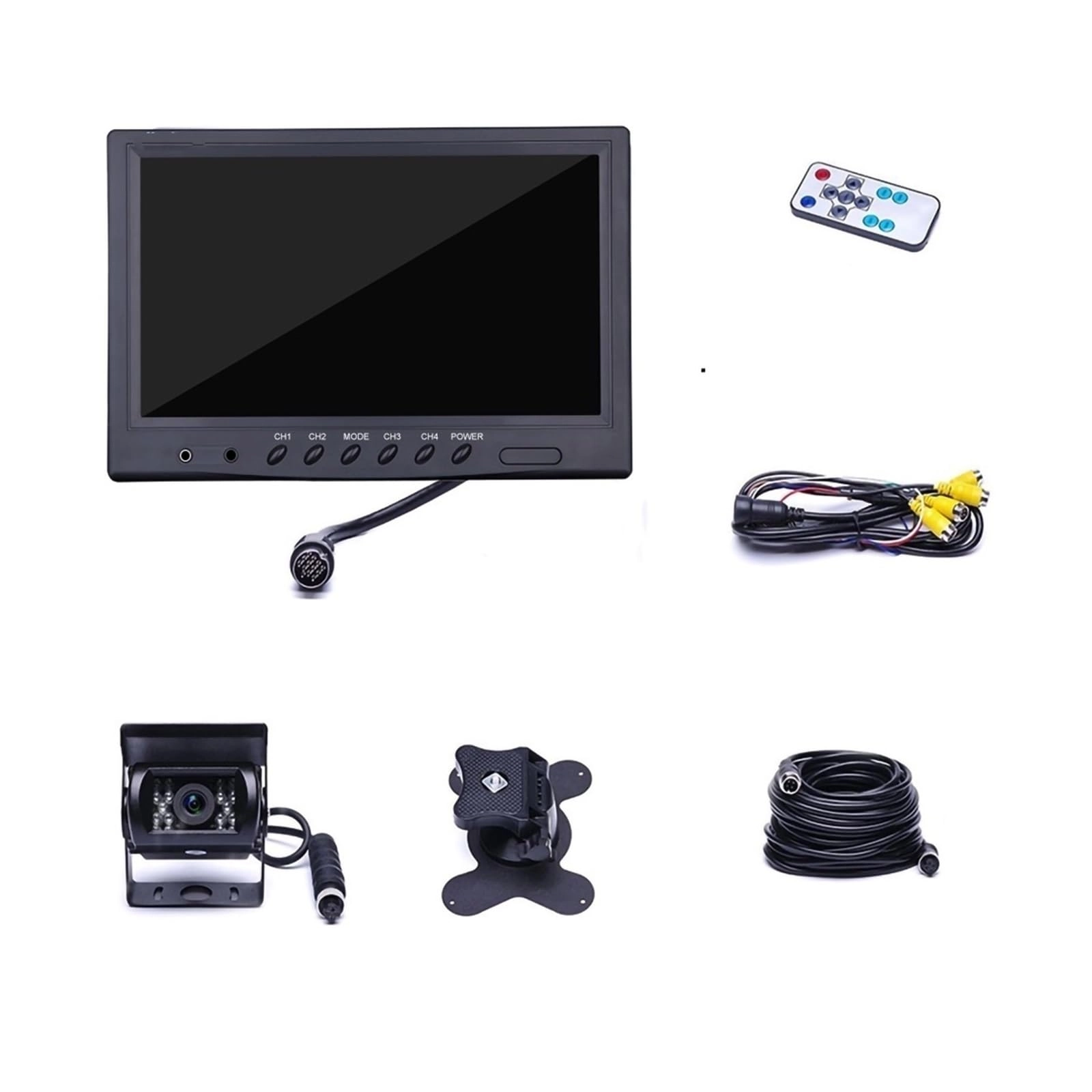 TENGFEIBAIHUO Rear View Camera - Night vision Wired 800 x 480
