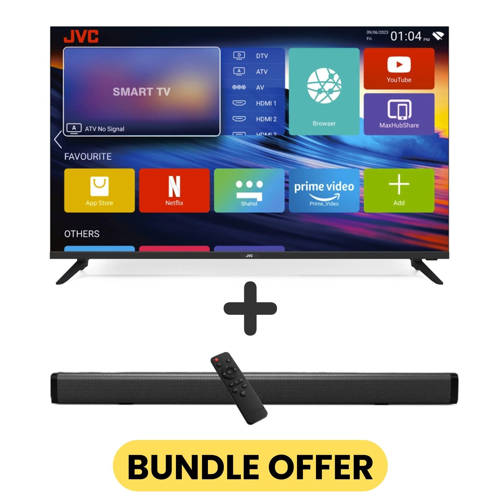 JVC LT-40N550 - 40 in + SOUNDBAR