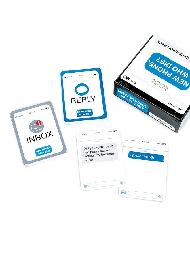 New Phone, Who Dis? Expansion Pack - 45 Inbox Cards And 135 Reply Cards