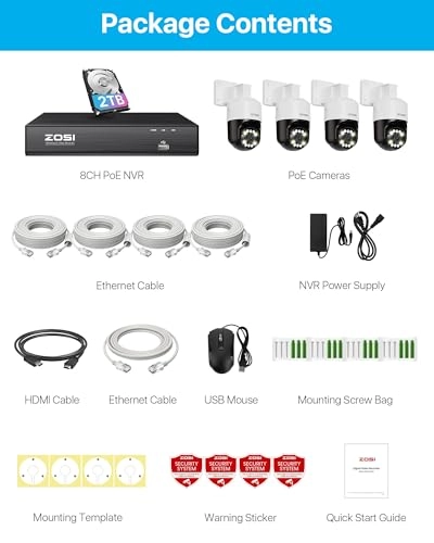 8CH 5MP 3K Lite - 4 Cameras