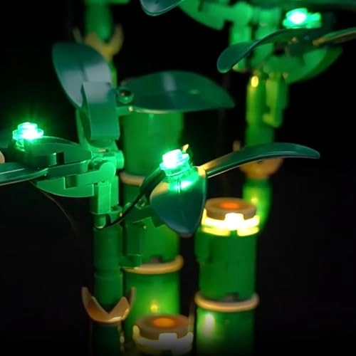 LED Light kit for LEGO 10344 Fortune Bamboo Model - Polypropylene (PP)