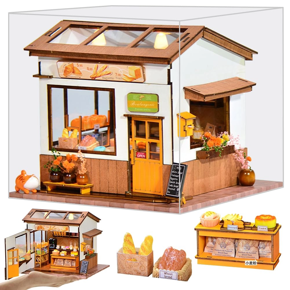 Miniature Wooden Dollhouse