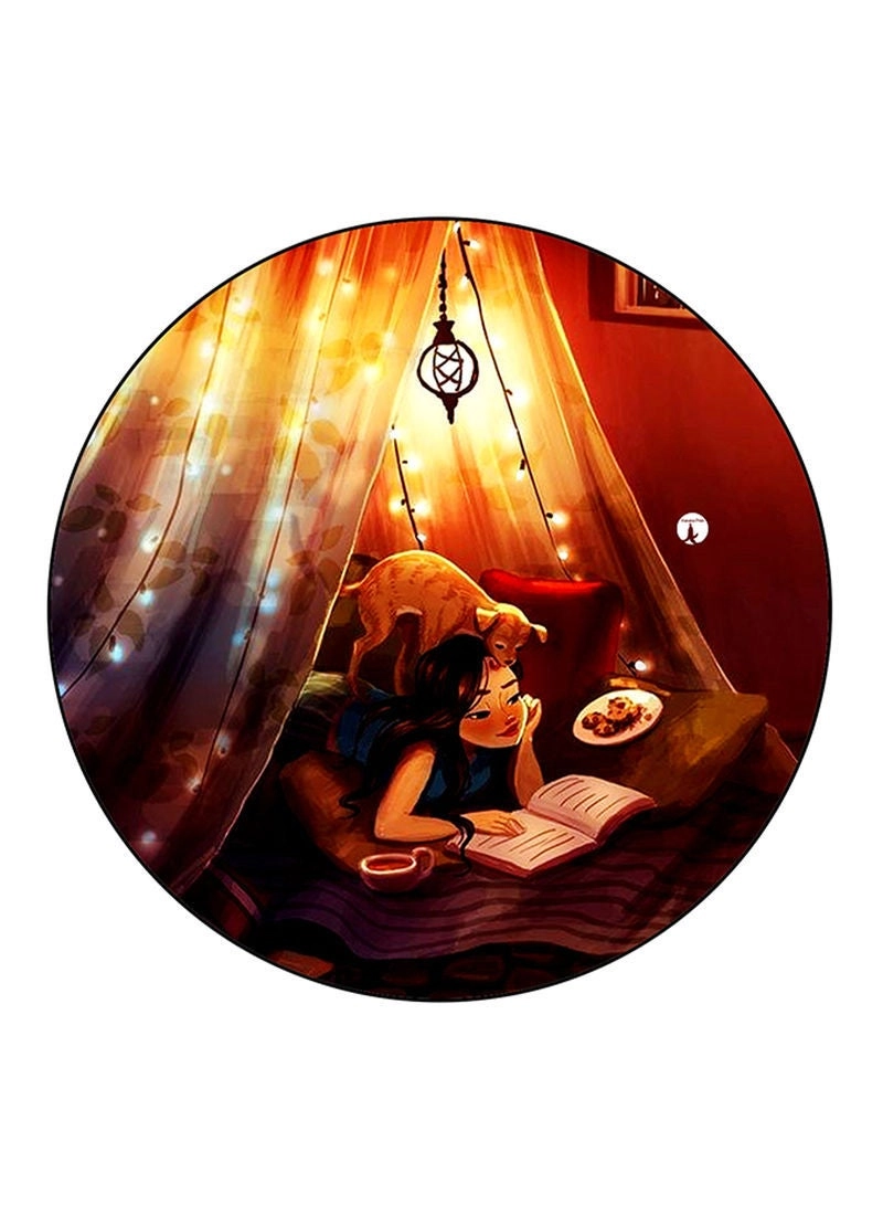 Girl Printed Mouse Pad