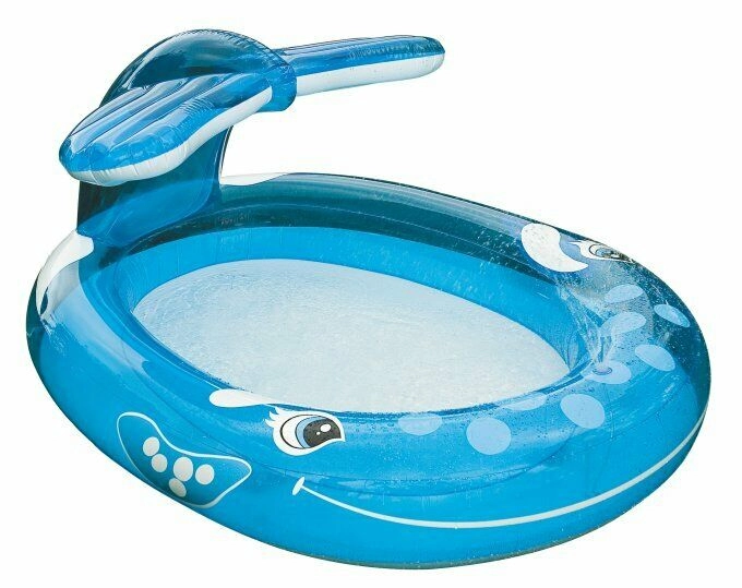 Intex Inflatable Rectangular Baby Pool - 166x100cm Blue