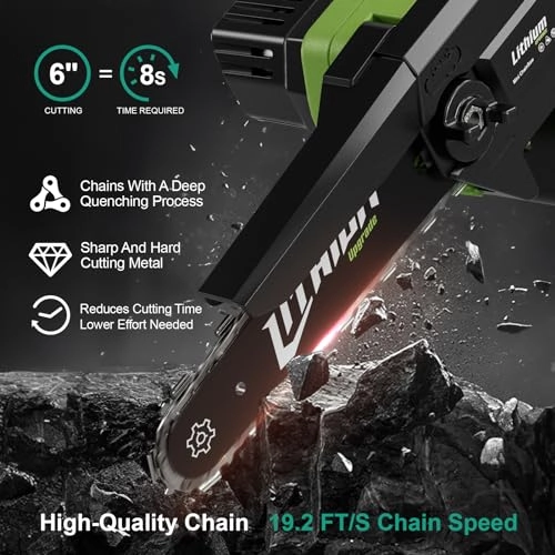 Mini Chainsaw Cordless - 800 watts