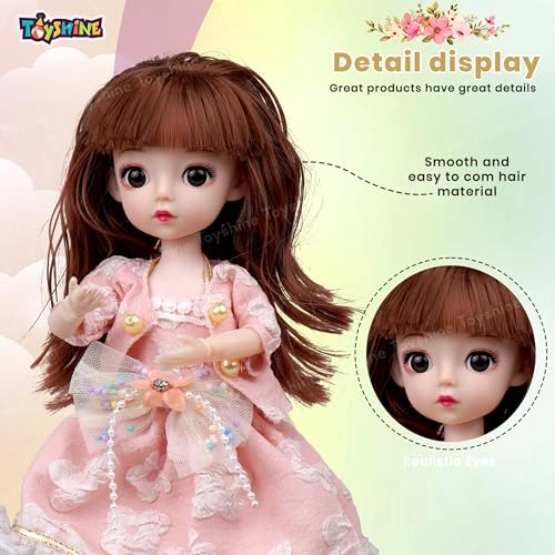 Beautiful Doll - 9 Inch Plastic Wedding Dress Ages 3+