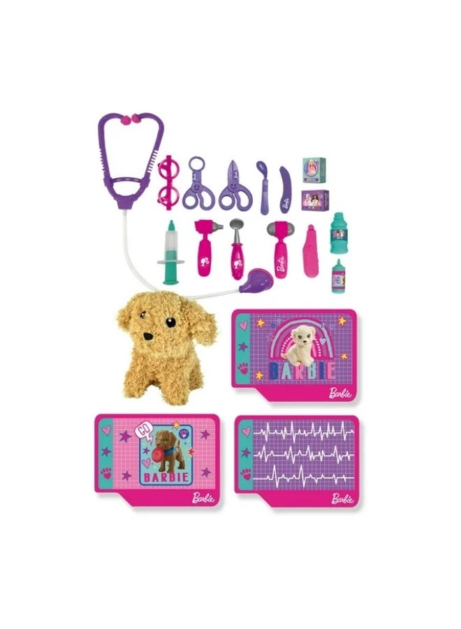 Veterinary Set - Plush Puppy Exam Table