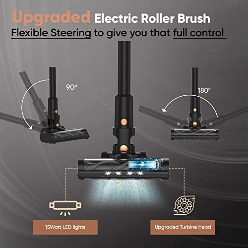 Cordless Vacuum Cleaner - 6 in 1 45 minutes