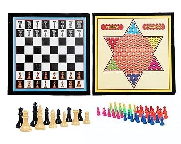 Chess & Ludo Board - 2 in 1 Reversible Foldable