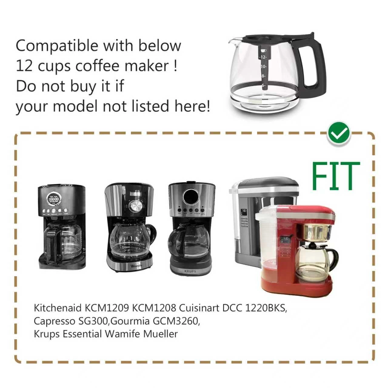 Coffee Machine Replacement Glass Pot - 18L