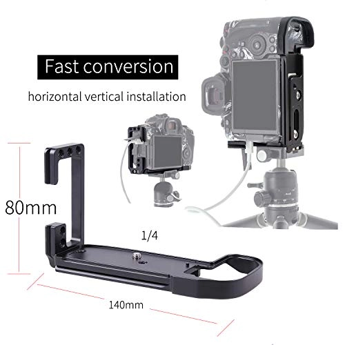 L Plate Bracket - Canon EOS R5 R6 R5C Extendable Vertical Quick Release
