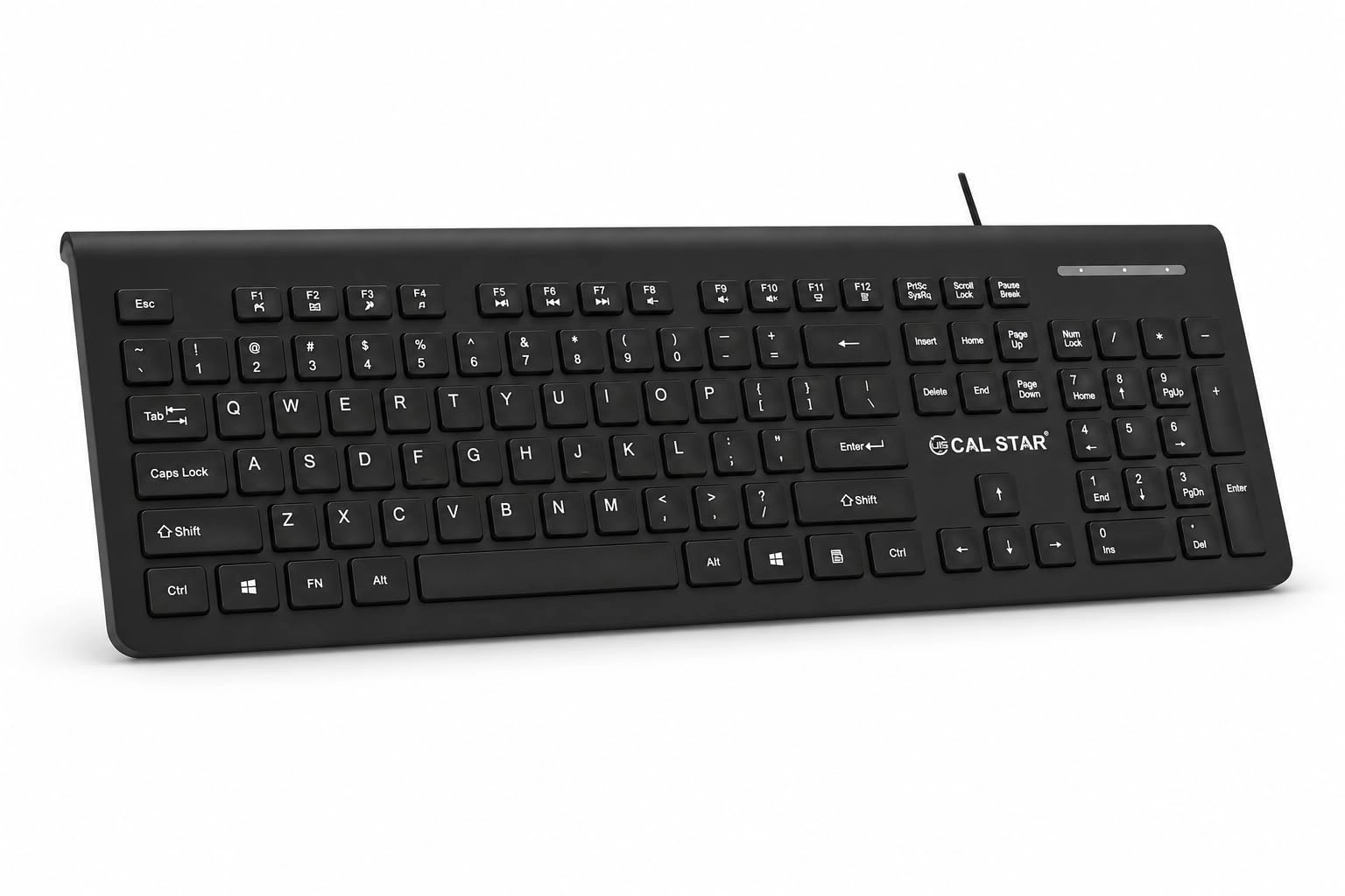 Cal Star HK-200 - Ergonomic Key Layout Wired