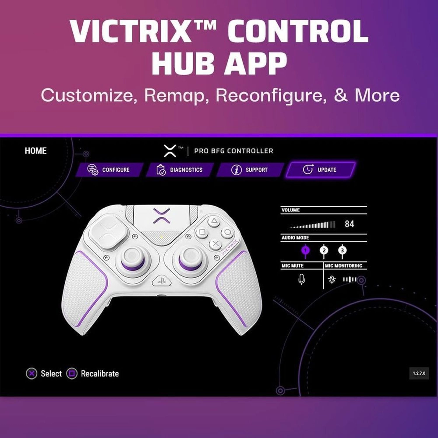 Victrix PRO BFG (PlayStation 5, PlayStation 4, PC) White