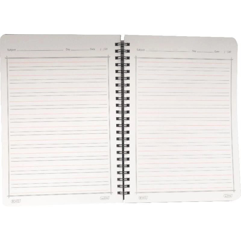 Notebook 19 X 26 cm Spiral - Grid 100 Sheets