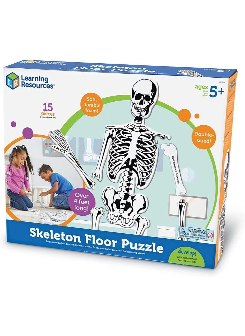 Learning Resources Skeleton Foam Floor Puzzle - 5+ Years 15 piece(s)