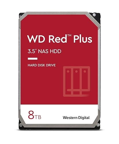WD Red Plus 3.5" 7200rpm 256MB SATA 6Gb/s (WD80EFBX) - 8TB