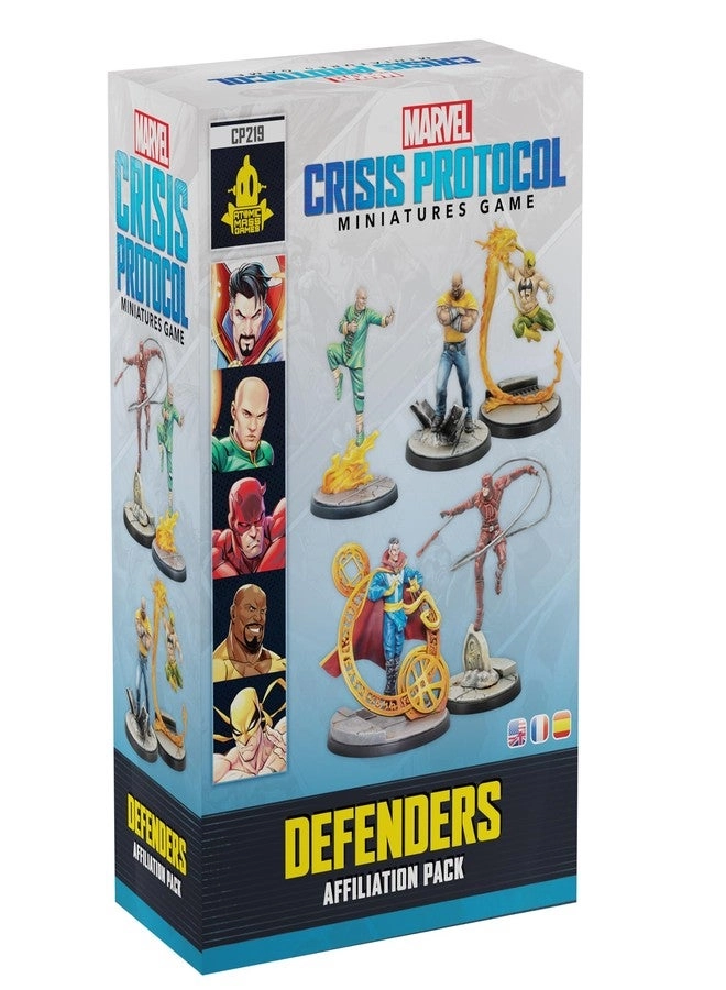 Asmodee Marvel: Crisis Protocol Defenders Affiliation Pack - Tabletop Miniatures Game