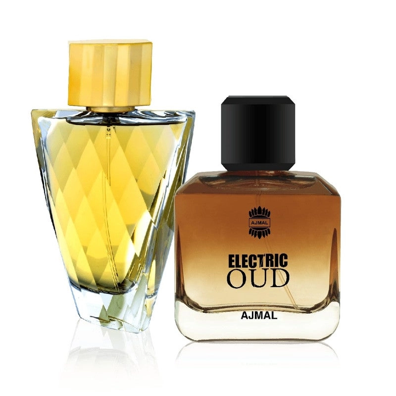Ajmal Electric Oud Eau de Parfum + Fasety Her Eau de Parfum