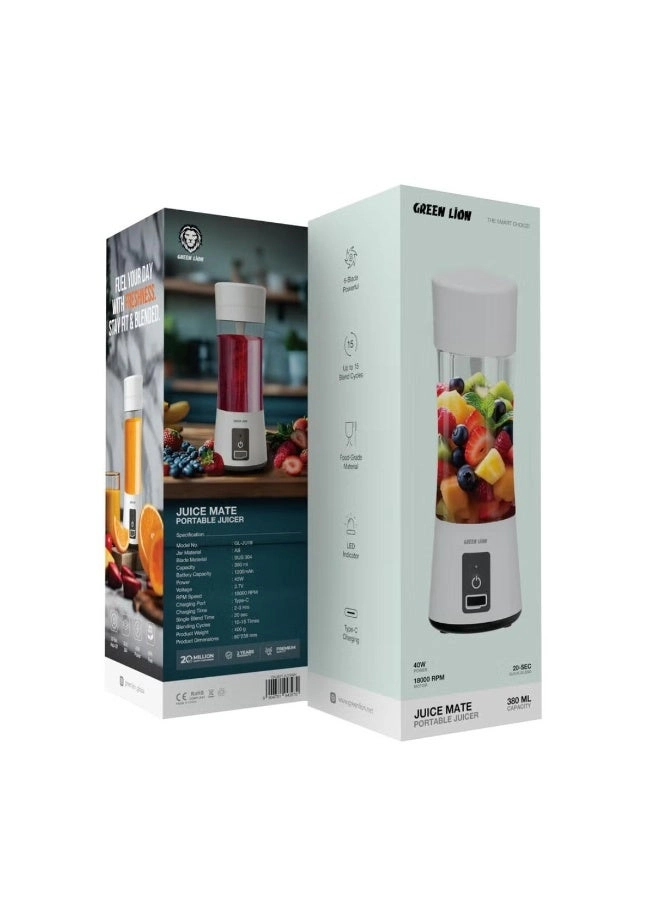 Juice Mate Portable Juicer - 45W 380ml