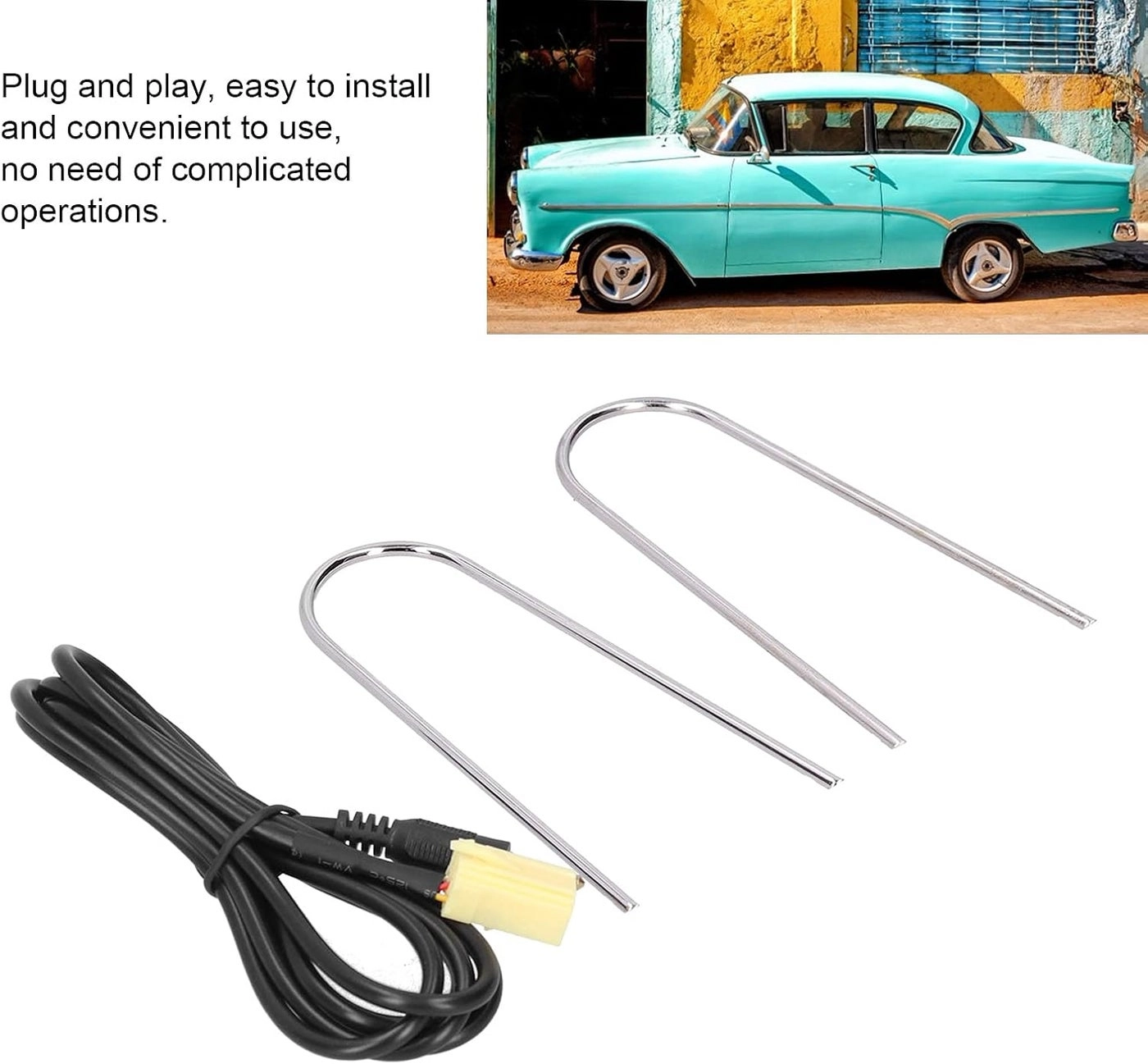 3.5mm Jack AUX Input Cable - ABS Aluminum Alloy Install Remove Tool