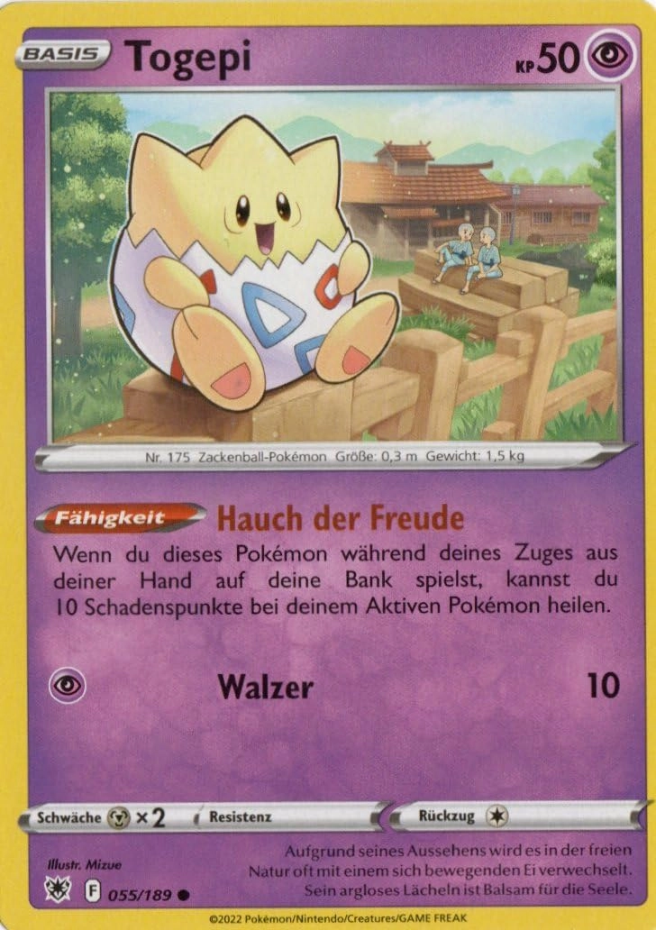 MZTCG Pokemon Togepi ASR 055 - Astral Shine - German
