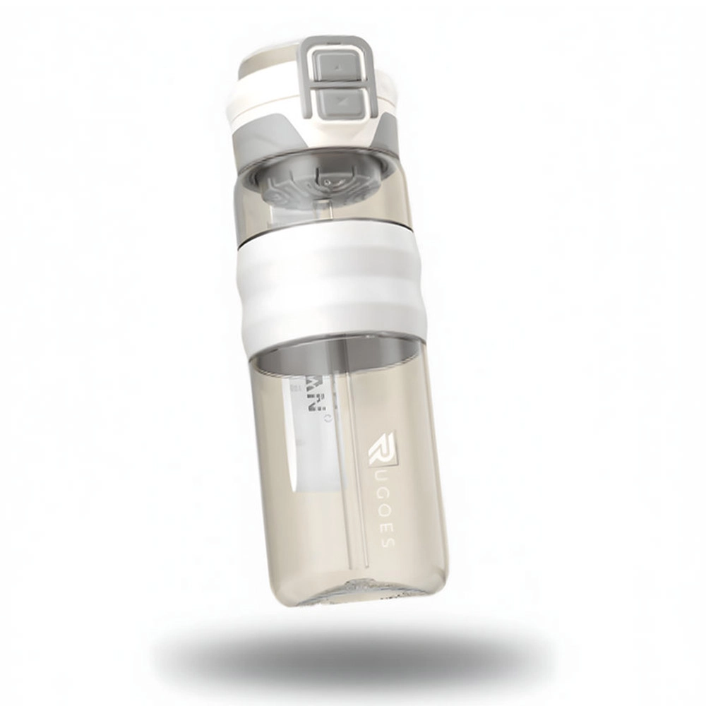 RUGOES Sports Water Bottle 550 ml - 2-in-1 lid Tritan