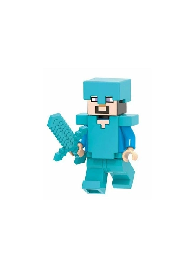 Minecraft - Steve + Alex + Zombie + Iron Golem + Skeleton + Enderman