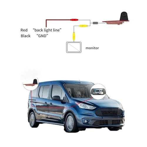 Backup Camera - Night Vision Wire HD 720p