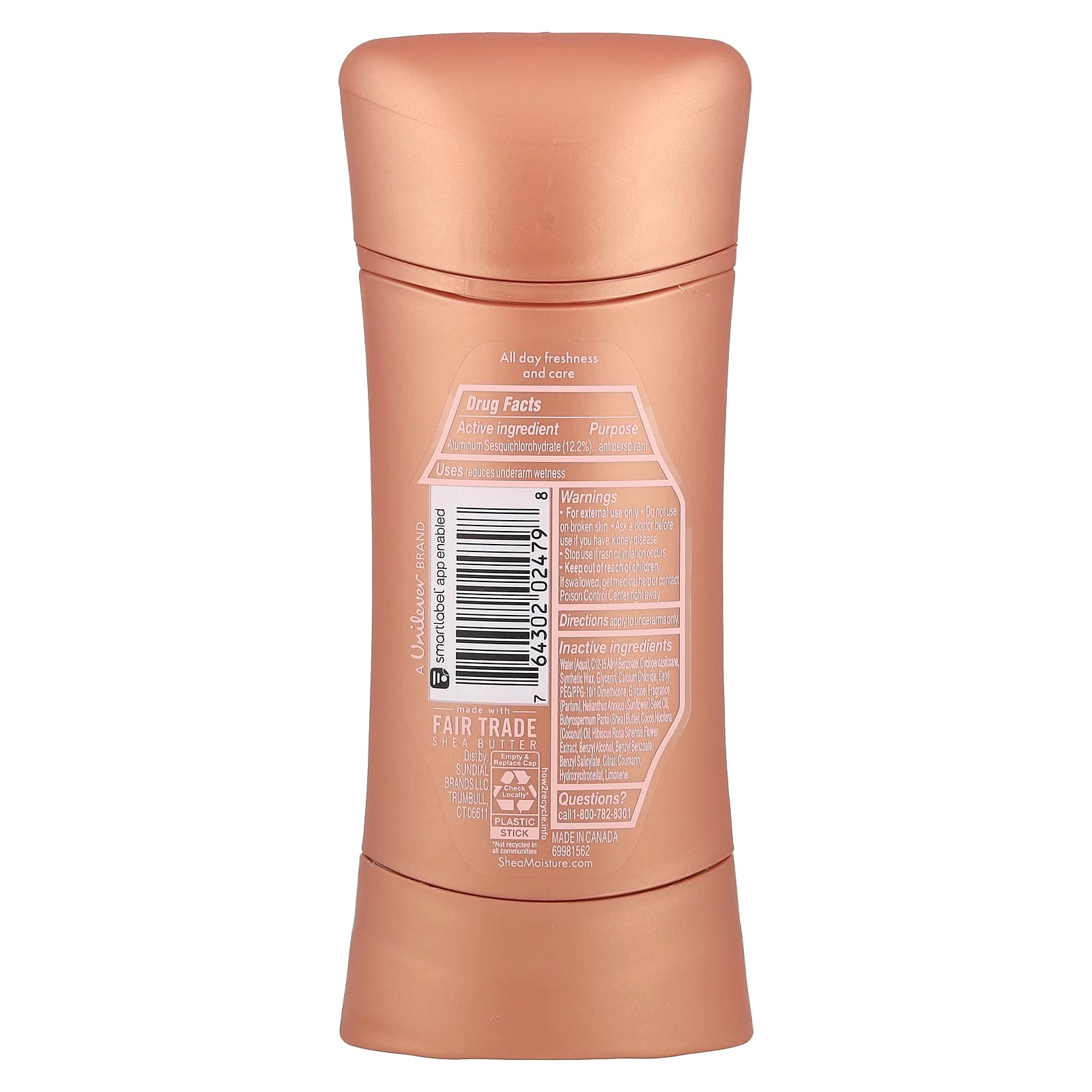 Antiperspirant Deodorant - Coconut & Hibiscus 74 g