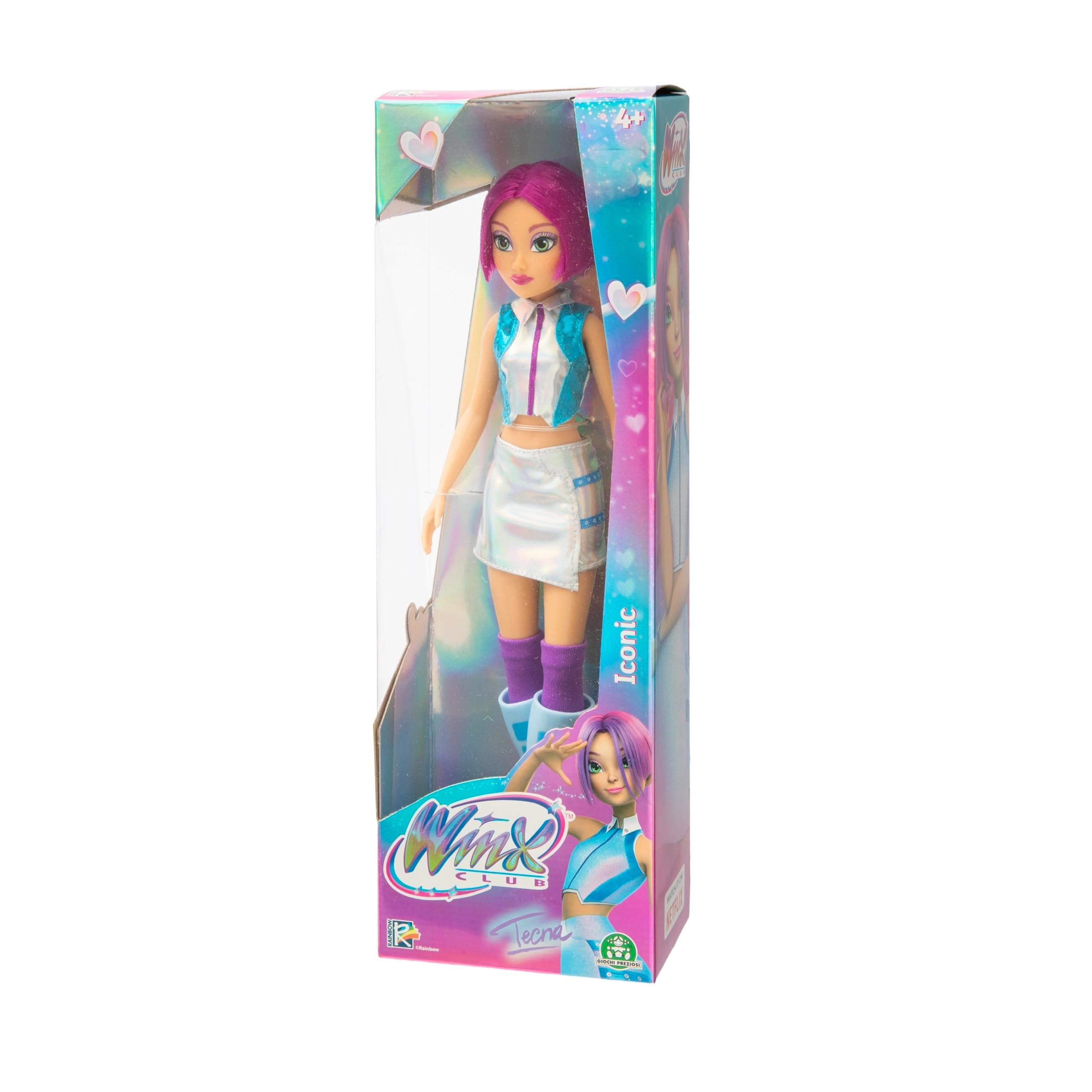 Tecna Fashion Doll - 27cm Purple Bob Silver Skirt Ages 4+