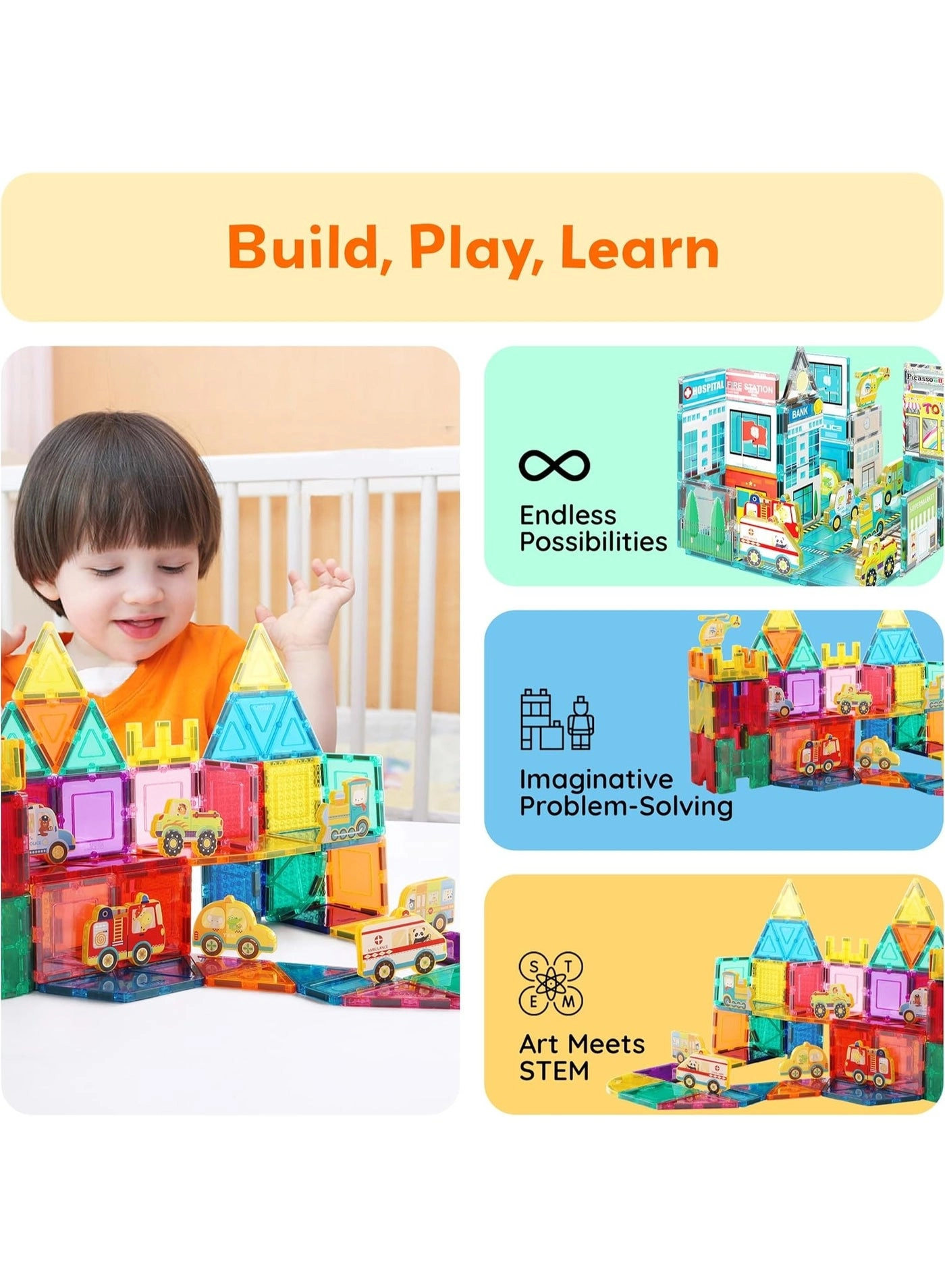 Metro City Vehicles - 8pcs