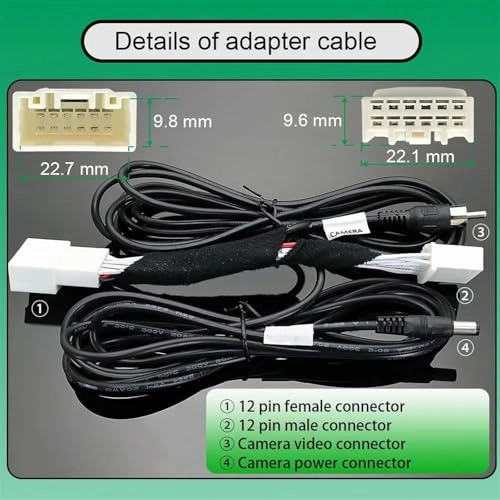 Rear View Camera - Night vision Wire AHD 720P