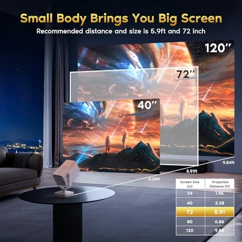 Smart Mini Projector - 1920 x 1080