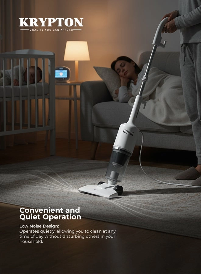 Stick and Handheld Vacuum Cleaner - 600W White