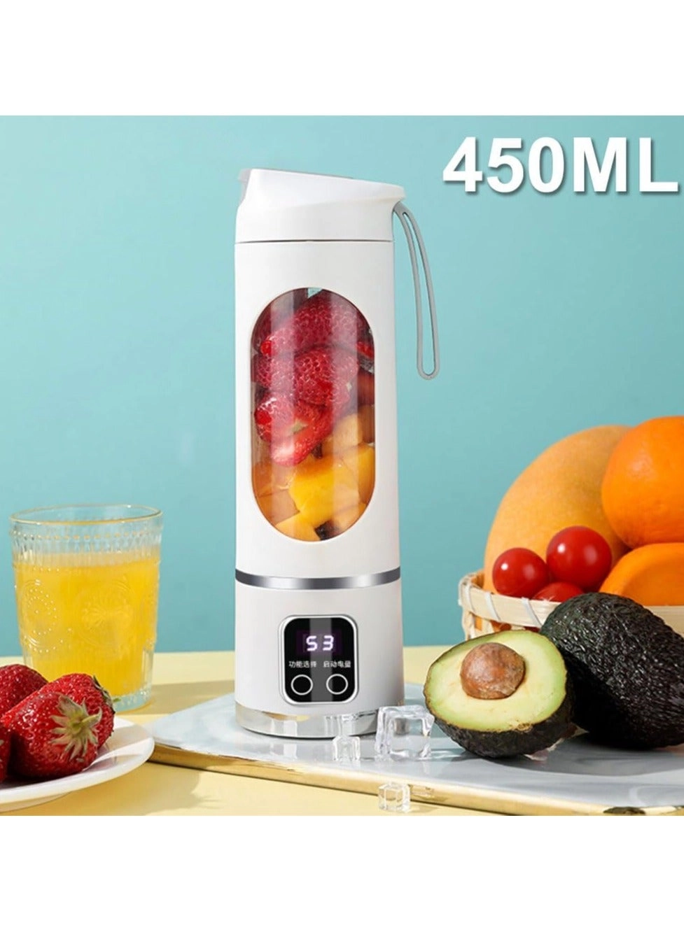 Portable Blender - USB Charging Cordless LCD Display
