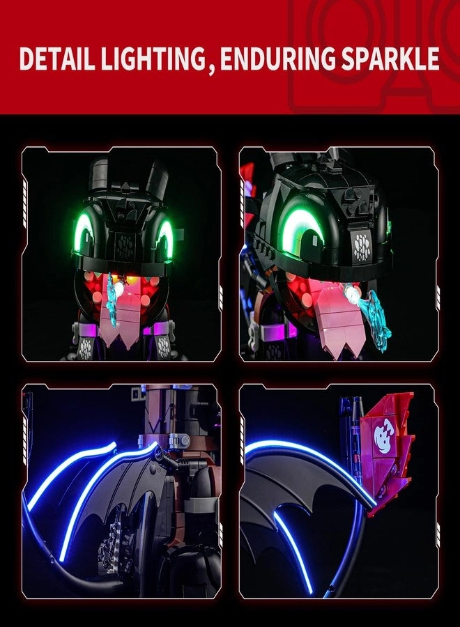 Light Kit for LEGO How to Train Your Dragon: Toothless 10375 - LED Lighting Compatible