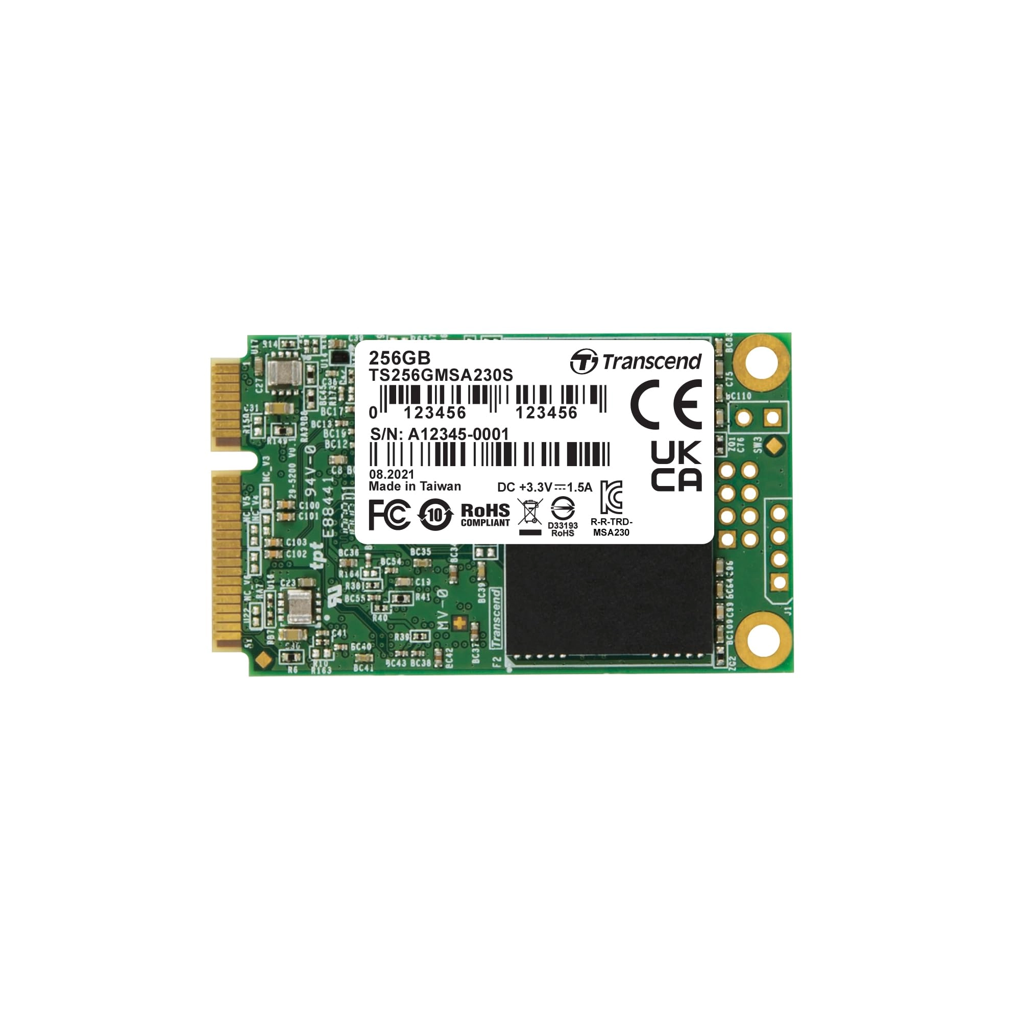 Transcend MSA230S - 256GB mSATA