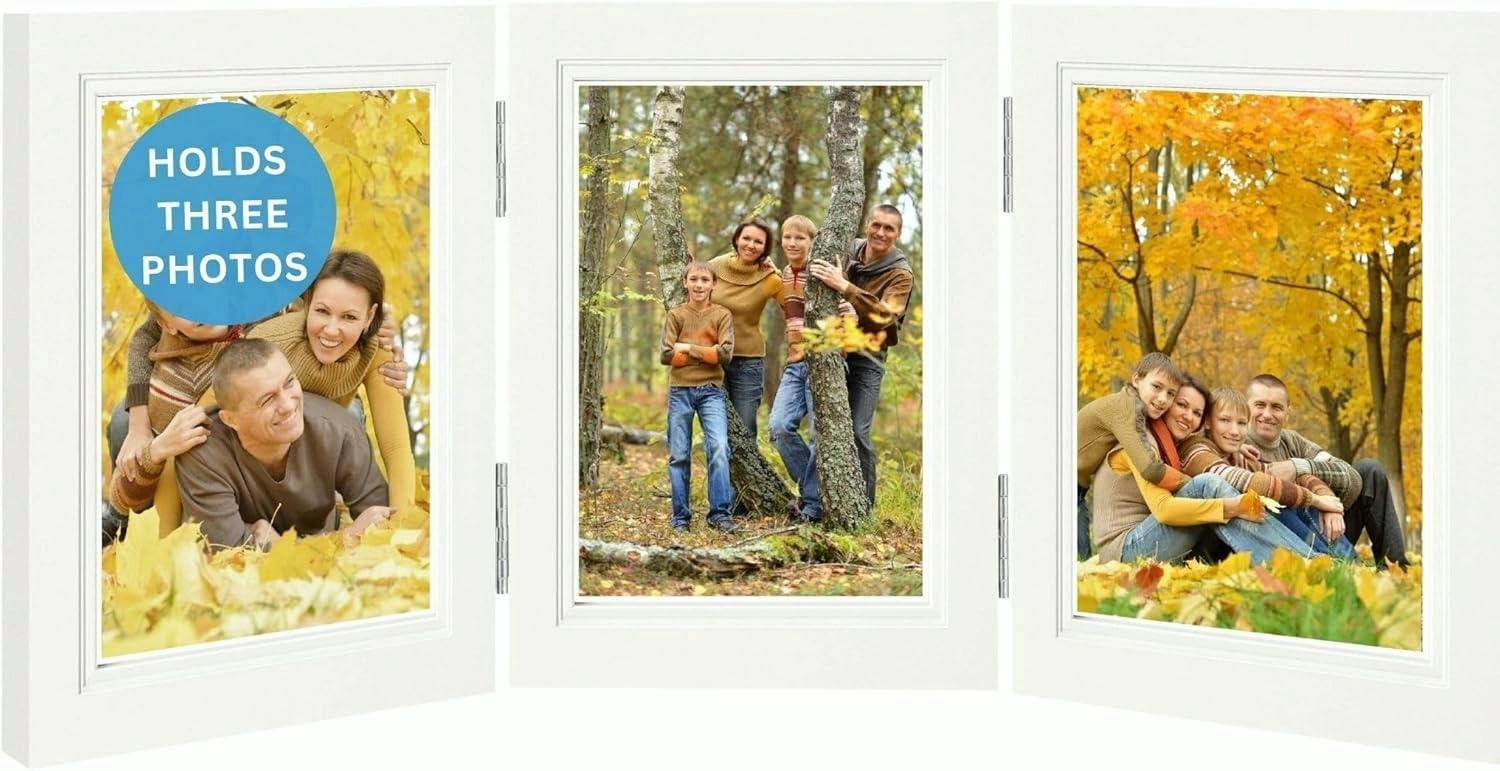 clay roberts Triple Photo Picture Frame - 6x4 7x5 3