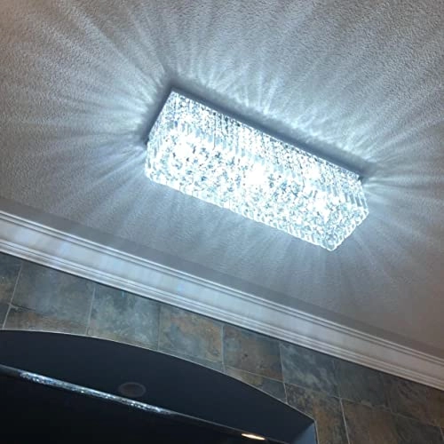 Modern Crystal Chandelier - Dimmable