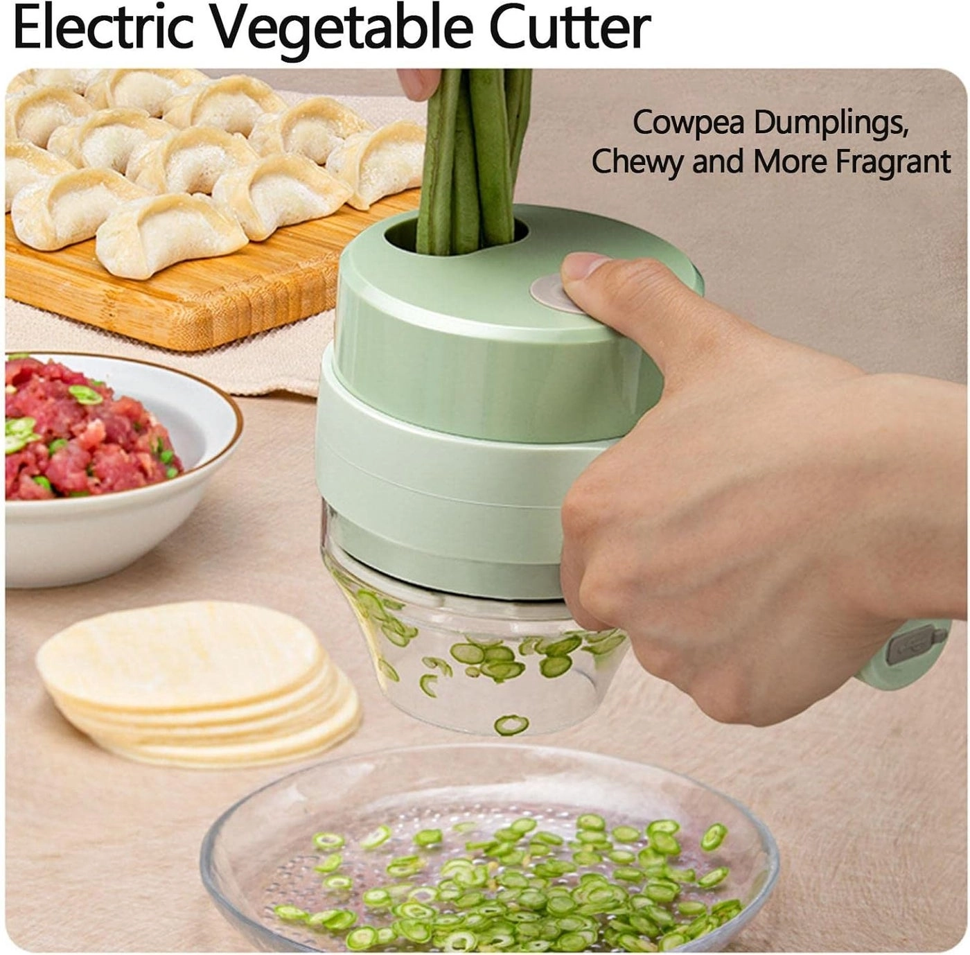 Electric Vegetable Cutter - 200ml cordless