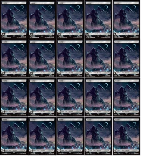 Magic The Gathering Final Fantasy Full Art Swamp #300 - 20pcs