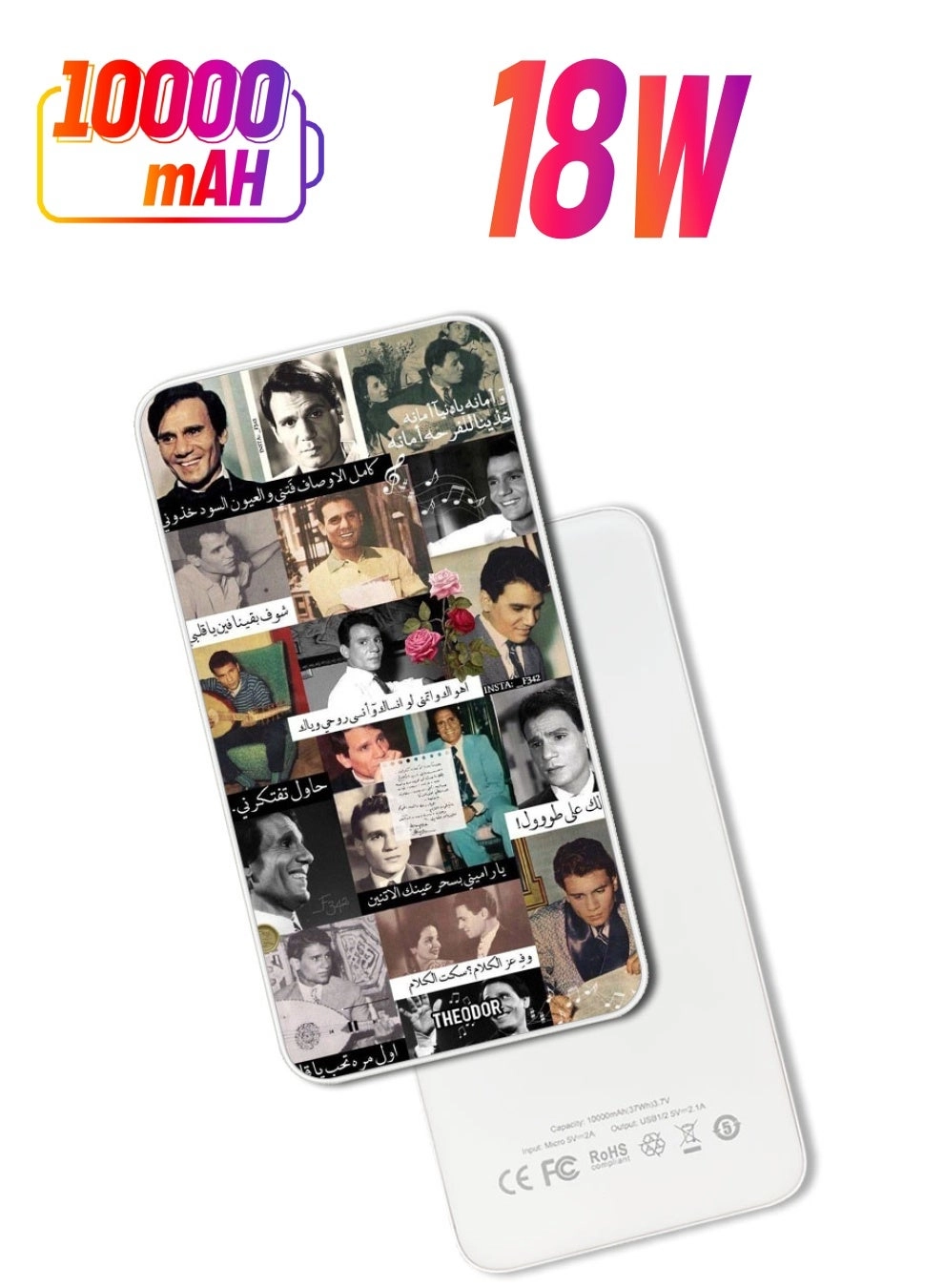 Theodor EX_PPBA244 - 10000mAh 18W Quick Charging 3.0