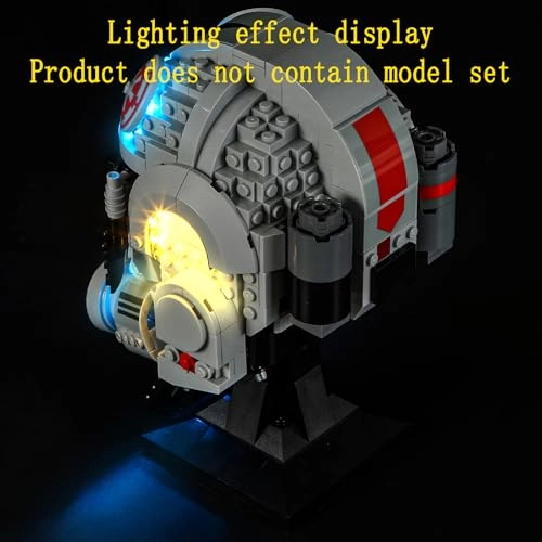 LED Light Kit - Plastic 1 4.5-5V for LEGO at-at Driver Helmet 75429