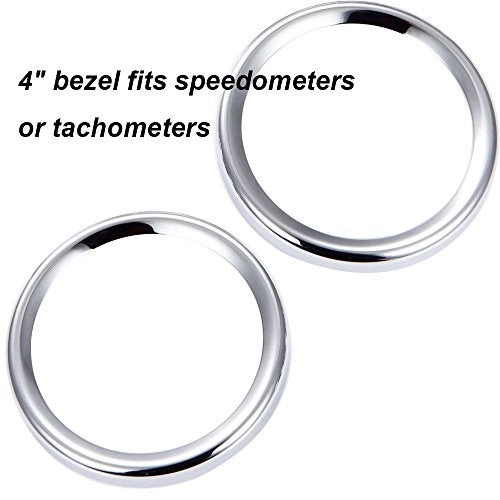 Stereo Accent Speedometer Speaker Trim Loop Set - Harley Davidson Electra Glide, Street Glide, Road Glide and Trike 1986-2013