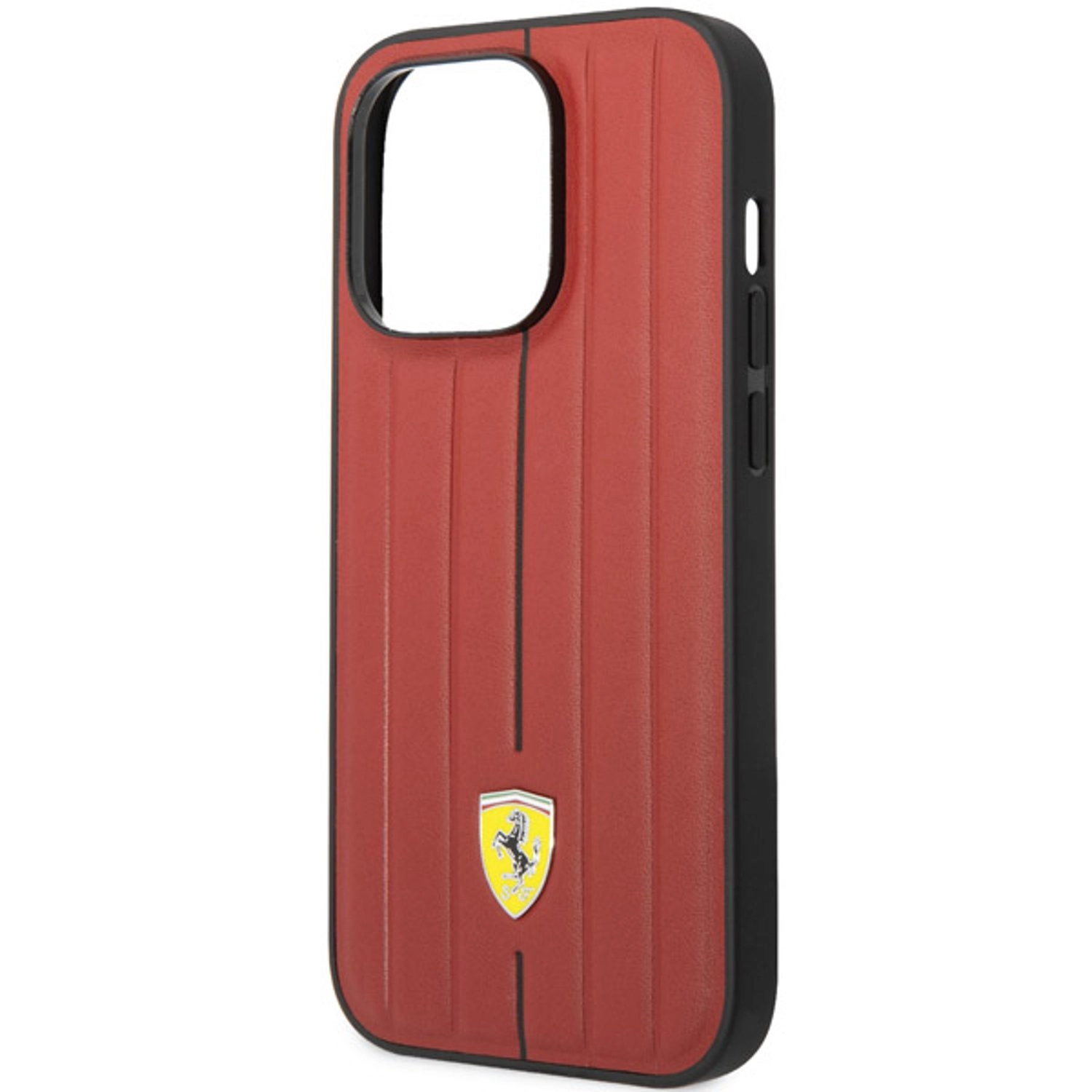 Leather Case Embossed Stripes for iPhone 14 Pro Max